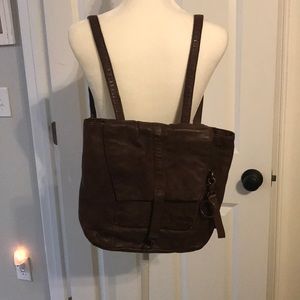 Frye & Co Leather Backpack Purse